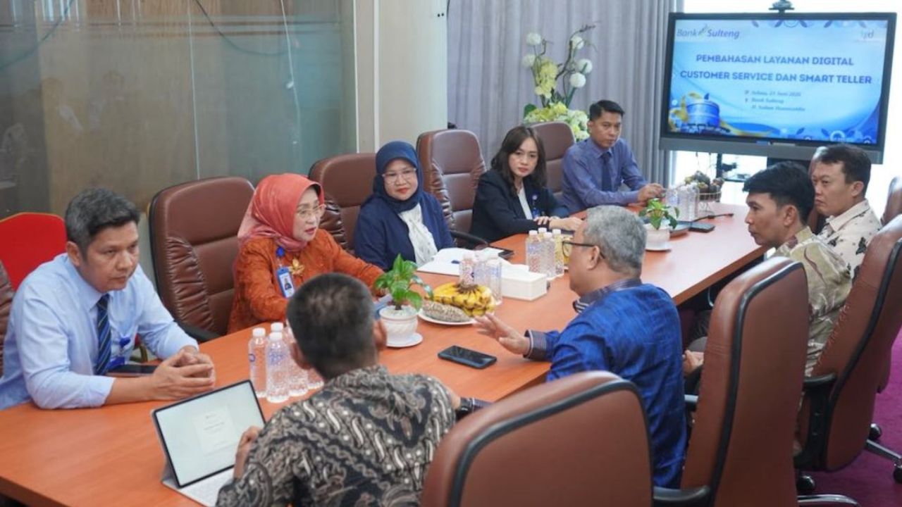 Bank Sulteng dan Bank Sulselbar Bahas Pengembangan Layanan Digital Perbankan