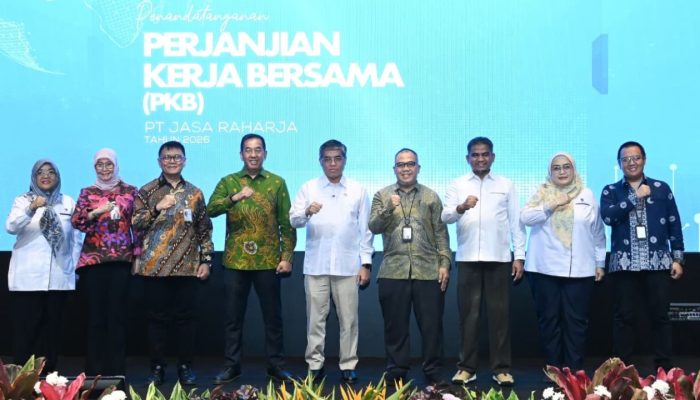 Jasa Raharja dan SPJR Teken PKB 2026, Perkuat Hubungan Industrial dan Transformasi Digital