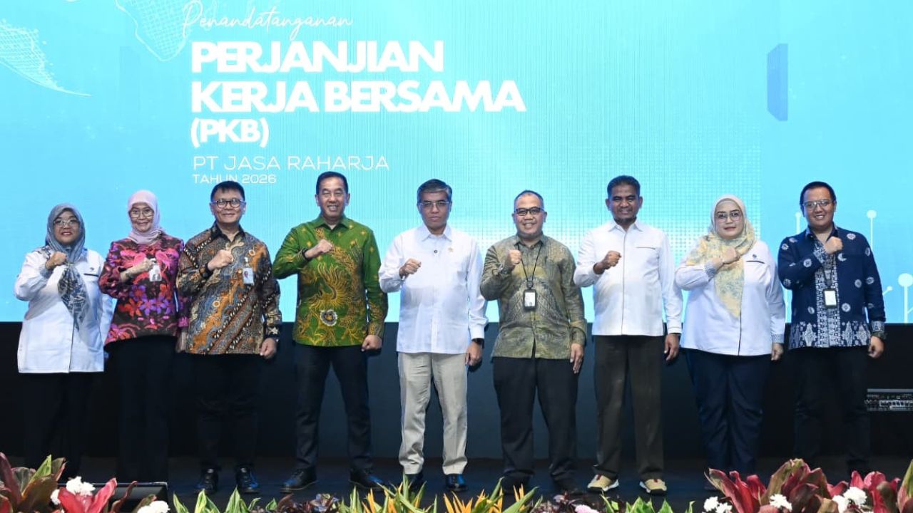 Jasa Raharja dan SPJR Teken PKB 2026, Perkuat Hubungan Industrial dan Transformasi Digital