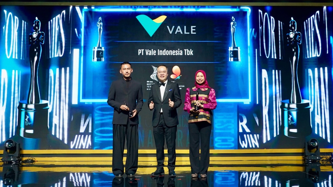 PT Vale Indonesia Raih Dua Penghargaan HR Asia Awards 2026