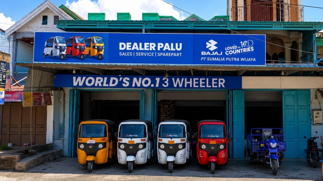 Bajaj Maxride Resmi Hadir di Kota Palu, Tawarkan Solusi Transportasi Modern dan Peluang Kerja Baru