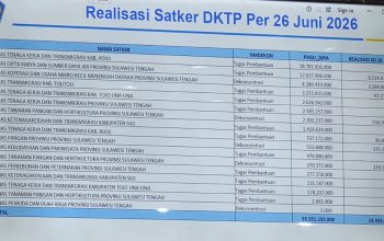 Wagub Sulteng Tegur Kepala OPD, Realisasi Dana Dekonsentrasi Baru 25 Persen