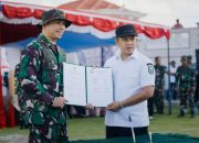 Bupati Morowali Hadiri Pembukaan TMMD ke-129, Fokus Bangun Infrastruktur dan Tingkatkan Kesejahteraan Warga Pulau Umbele
