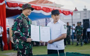 Bupati Morowali Hadiri Pembukaan TMMD ke-129, Fokus Bangun Infrastruktur dan Tingkatkan Kesejahteraan Warga Pulau Umbele