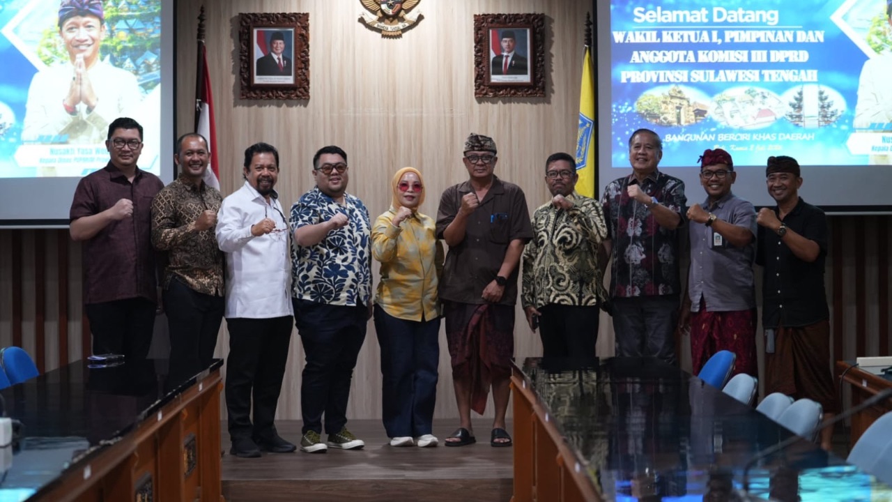 DPRD Sulteng Pelajari Konsep Bangunan Bernuansa Budaya di Bali