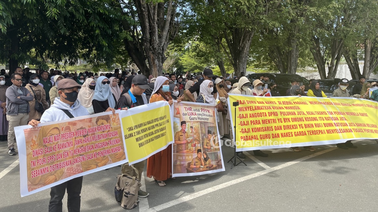 PPPK Donggala Geruduk DPRD Sulteng, Tuntut Hak dan Soroti MBG-Kopdes Merah Putih