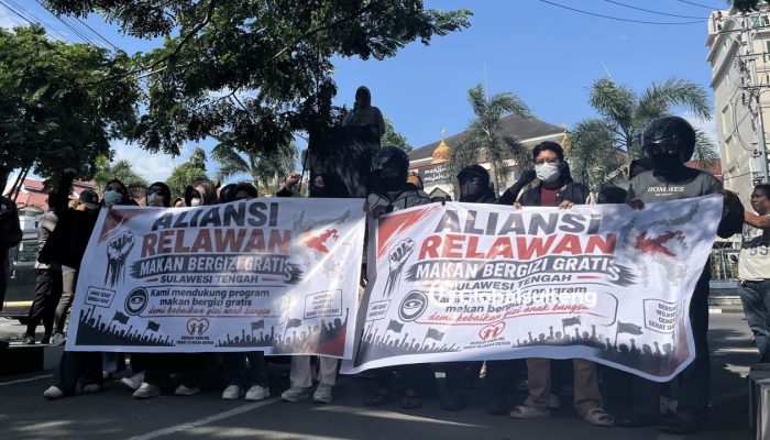 Pegawai SPPG Ikut Demo Dukung MBG di Sulteng, Minta Program Tetap Jalan Meski Libur Sekolah