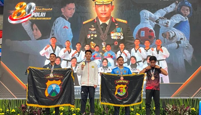 Atlet Polda Sulteng Borong Medali Emas di Kejurnas Taekwondo Kapolri Cup 2026