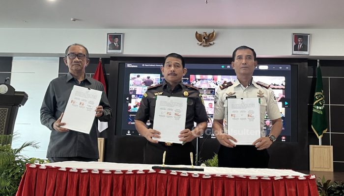 Kejati dan Pengadilan Tinggi-Kanwil Ditjenpas Sulteng Sepakati Pelaksanaan Sidang Elektronik