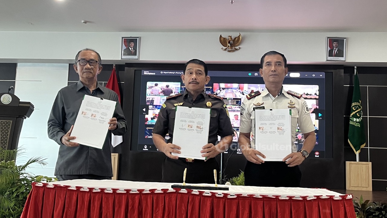Kejati dan Pengadilan Tinggi-Kanwil Ditjenpas Sulteng Sepakati Pelaksanaan Sidang Elektronik