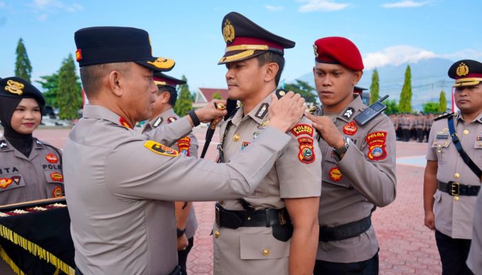 Pimpin Sertijab PJU dan Kapolres, Kapolda Sulteng Irjen Pol Nasri Ingatkan Jaga Kepercayaan Publik