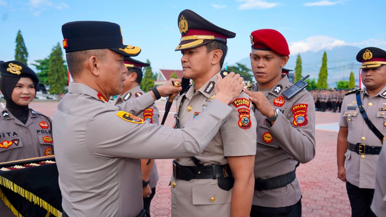 Pimpin Sertijab PJU dan Kapolres, Kapolda Sulteng Irjen Pol Nasri Ingatkan Jaga Kepercayaan Publik