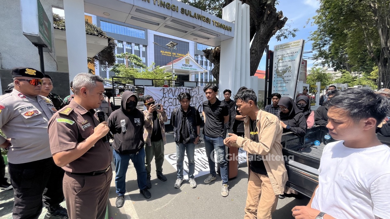 Bolak-Balik Berkas Perkara Dugaan Mafia Tanah Kepala BPN Sigi Dkk, Kejati Sulteng Didemo IMM