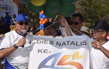 Fun Walk dan Expo Warnai Perayaan Dies Natalis ke-45 Universitas Tadulako