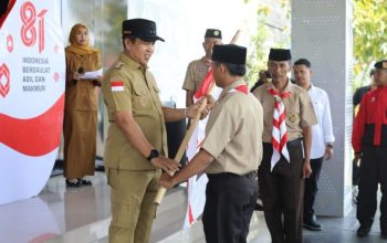 Bupati Iksan Baharudin Lepas Kontingen Kwarcab Morowali ke Jambore Nasional 2026