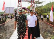 Bupati Morowali Hadiri Peresmian Jembatan Perintis Garuda, Perkuat Akses Masyarakat Desa Ipi