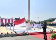 Bupati Morowali Iksan Baharudin Pimpin Upacara HUT ke-81 Republik Indonesia