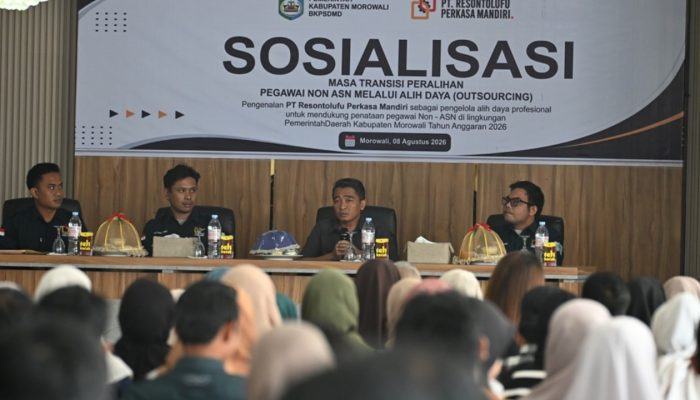 349 Tenaga Non ASN Morowali Dialihkan ke Outsourcing, BKPSDM Pastikan Gaji Tak Berubah dan Dapat THR