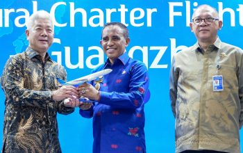 Anwar Hafid Resmikan Penerbangan Perdana Palu-Guangzhou, Sejumlah Maskapai Jajaki Rute Malaysia dan India