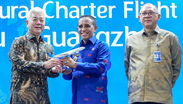 Anwar Hafid Resmikan Penerbangan Perdana Palu-Guangzhou, Sejumlah Maskapai Jajaki Rute Malaysia dan India