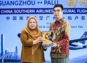 176 Penumpang Isi Penerbangan Perdana Guangzhou-Palu, Pemprov Sulteng Minta Genjot Promosi