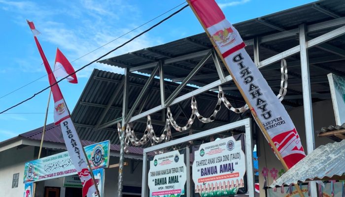 Yayasan Banua Amal Poso Gelar Camping Ceria Bersama Santri Sambut HUT ke-81 Republik Indonesia
