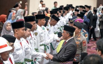 Gubernur Anwar Hafid Kukuhkan 69 Paskibraka Tingkat Provinsi Sulteng, Ingatkan Soal Integritas