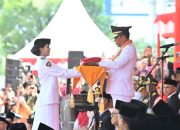 Gubernur Sulteng Anwar Hafid Pimpin Upacara HUT ke-81 Republik Indonesia di Palu