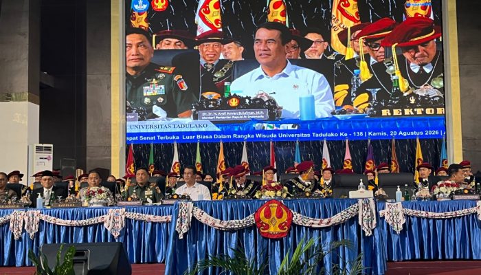 Mentan Amran Dorong Lulusan Untad Jadi Pencipta Lapangan Kerja