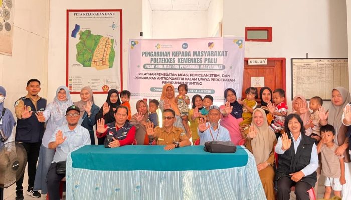 Poltekkes Kemenkes Palu Gabungkan Tiga Program Percepat Pencegahan Stunting di Donggala