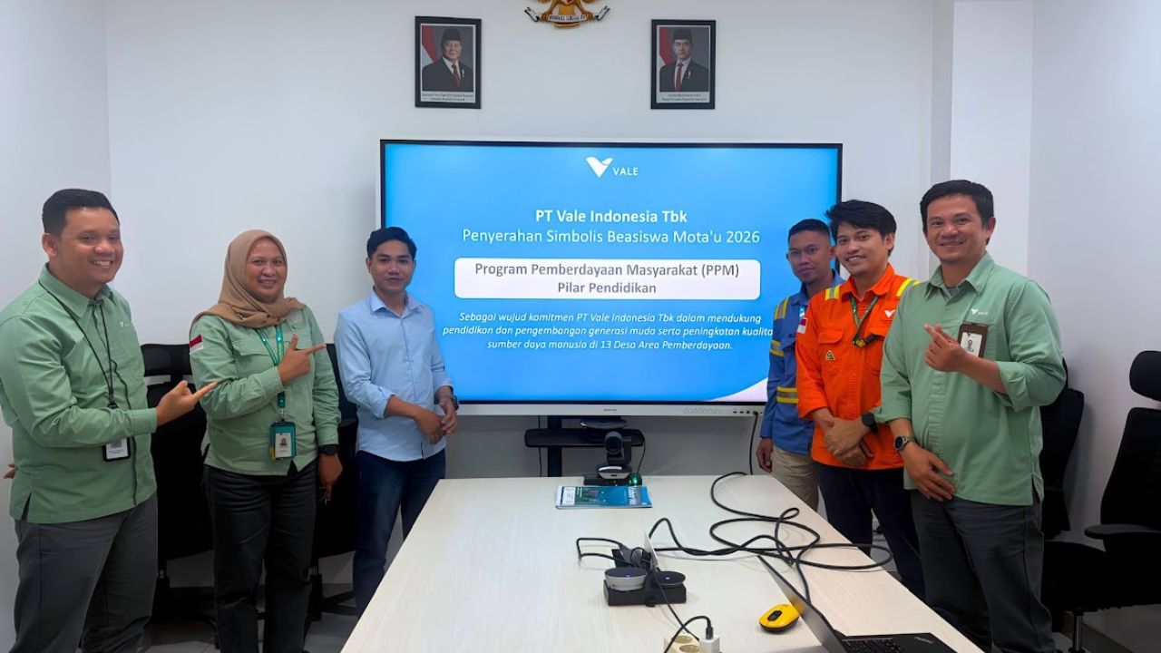 Beasiswa Mota’u PT Vale Sasar Mahasiswa dari 13 Desa di Morowali
