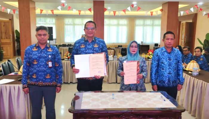 Pemkab Morowali dan BPS Teken MoU Perkuat Data Kemiskinan