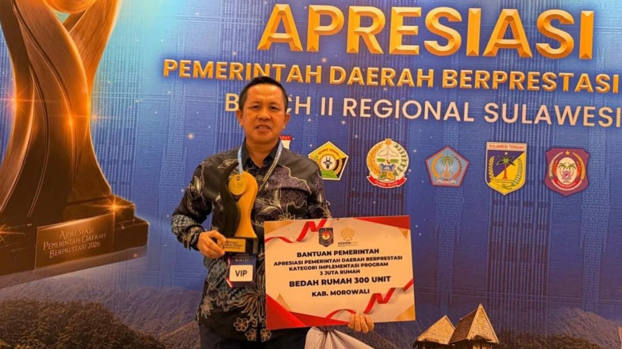 Program 3 Juta Rumah, Pemkab Morowali Raih Terbaik I dan Dapat Dukungan Bedah 300 Unit