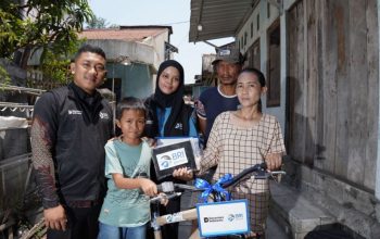 Setahun Jalan Kaki ke Sekolah, Mahesa Dapat Bantuan Sepeda dari BRI