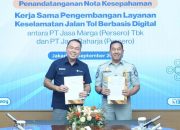 Jasa Marga dan Jasa Raharja Perkuat Keselamatan Jalan Tol Lewat Travoy