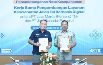 Jasa Marga dan Jasa Raharja Perkuat Keselamatan Jalan Tol Lewat Travoy