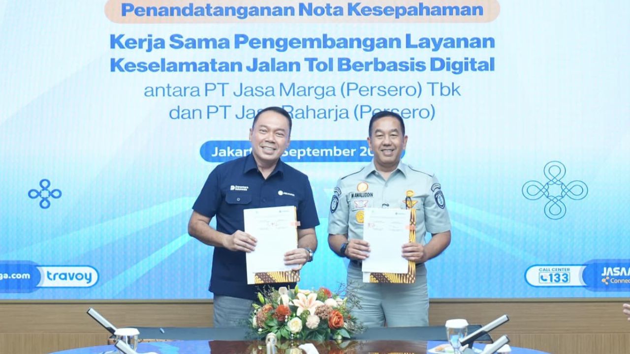 Jasa Marga dan Jasa Raharja Perkuat Keselamatan Jalan Tol Lewat Travoy