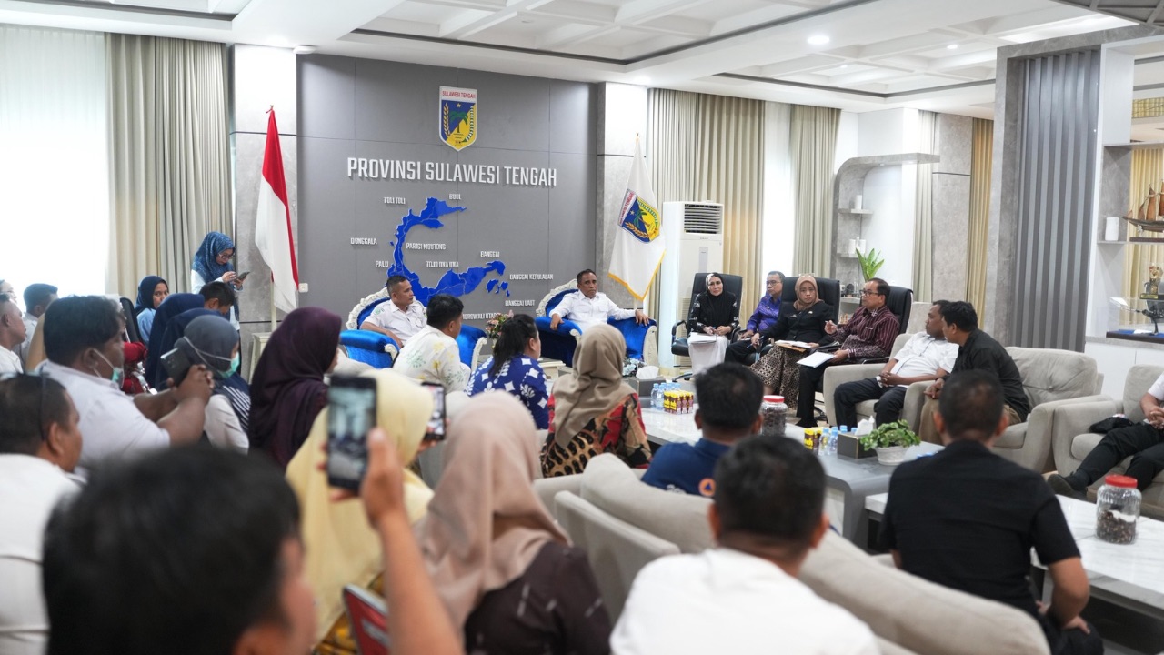 Temui Gubernur Anwar Hafid, PPPK Nakes Sulteng Bahas Kejelasan Status Kepegawaian