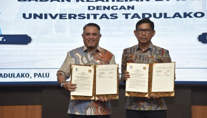 FH Untad dan Badan Keahlian DPR RI Kerja Sama di Bidang Legislasi, Dorong Riset Jadi Basis Penyusunan UU