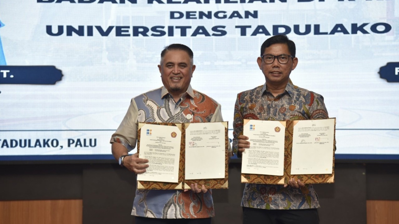 FH Untad dan Badan Keahlian DPR RI Kerja Sama di Bidang Legislasi, Dorong Riset Jadi Basis Penyusunan UU