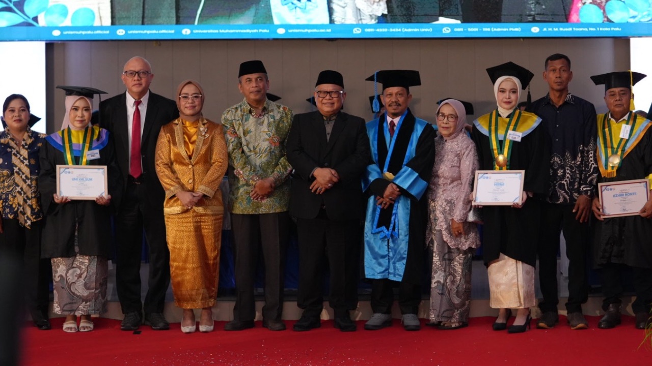 Ketua DPRD Sulteng Hadiri Wisuda Unismuh Palu, Dorong Lulusan Berkontribusi untuk Daerah