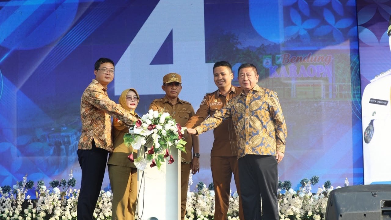 Groundbreaking Groundsill Sungai Karaupa, Wabup Morowali Tekankan Manfaat bagi Masyarakat
