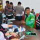 Peringati Hari Lalu Lintas ke-71, Ojol Palu Ikut Donor Darah di Polda Sulteng