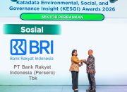 BRI Raih Penghargaan ESG Kategori Sosial Sektor Perbankan