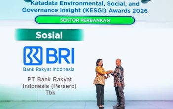 BRI Raih Penghargaan ESG Kategori Sosial Sektor Perbankan