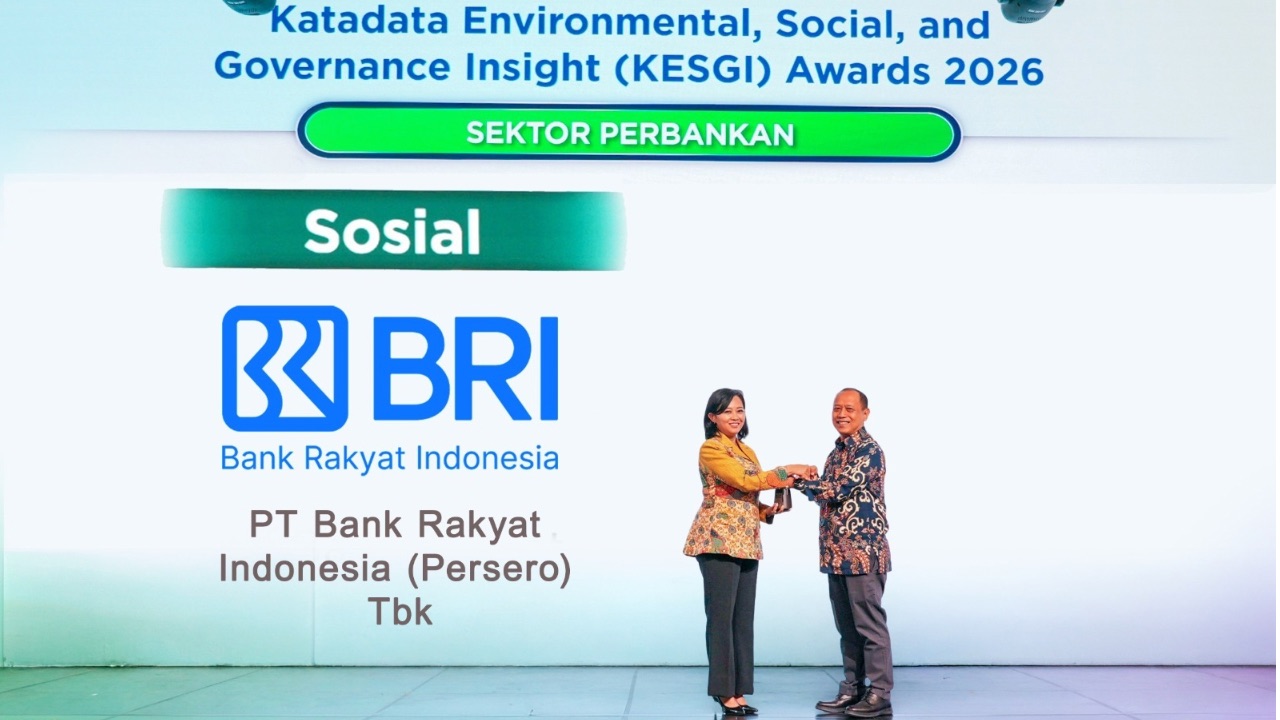 BRI Raih Penghargaan ESG Kategori Sosial Sektor Perbankan