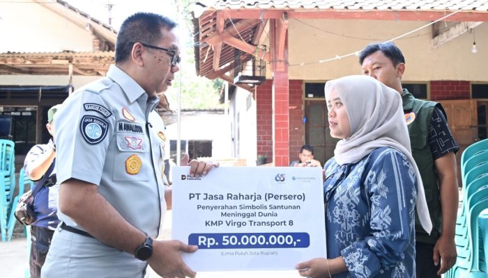 Jasa Raharja Serahkan Rp850 Juta untuk 17 Ahli Waris Korban KM Virgo Transport 8