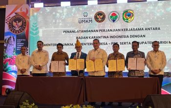 Pemprov Sulteng bersama Barantin-Kementerian UMKM Kolaborasi Dorong Produk Daerah Naik Kelas