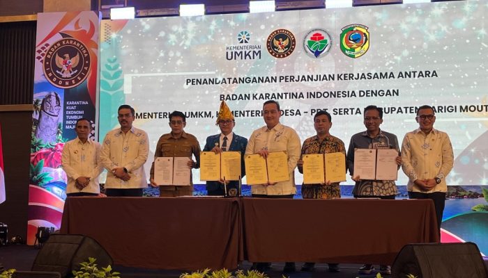 Pemprov Sulteng bersama Barantin-Kementerian UMKM Kolaborasi Dorong Produk Daerah Naik Kelas