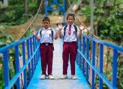 BRI Resmikan Jembatan Gantung di Cianjur, Permudah Akses Anak Sekolah